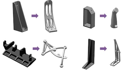 According to Boeing, the ability to 3D print parts opens the possibility to create more efficient mechanical designs.