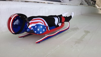 The USA Luge team competed with Olympians from around the world using sleds designed by their engineers and Official Technical Partner, Dow.