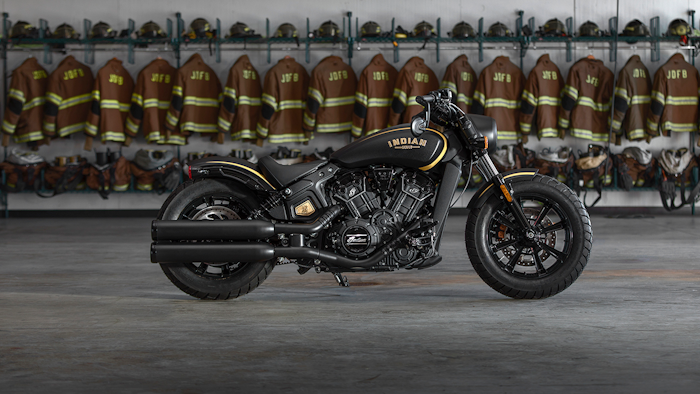 The 2018 Jack Daniel’s Limited Edition Indian Scout Bobber.