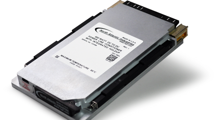 The VPX55-3HU 3U, VPX Power Line Conditioner with Holdup from North Atlantic Industries.