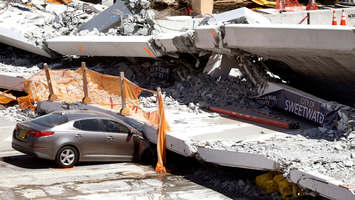 What caused this bridge to collapse?