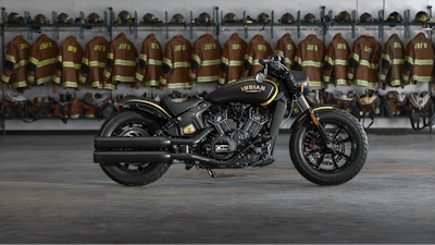 The 2018 Jack Daniel’s Limited Edition Indian Scout Bobber.