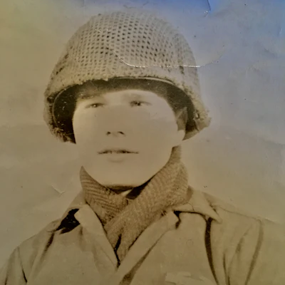Bob Lally, 407th U.S. Army Infantry Regiment, circa 1942.