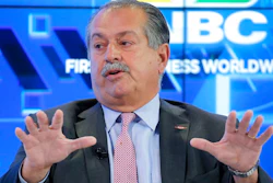 In this Jan. 17, 2017, file photo, CEO of The Dow Chemical Company Andrew N. Liveris gestures as he speaks during a panel 'Size matters: The Future of Big Business' at the 'World Economic Forum' in Davos, Switzerland. DowDuPont’s Liveris is leaving his executive chairman role at the company but will stay on as a director until his retirement in July 2018.