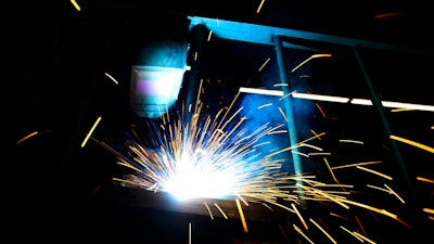 A welder fabricates a steel structure at an iron works facility in Ottawa, Ontario, Monday, March 5, 2018. President Donald Trump insisted Monday that he's 'not backing down' on his plan to impose stiff tariffs on imported steel and aluminum. Trump said that Canada and Mexico would not get any relief from his plan to place the tariffs on the imports but suggested he might be willing to exempt the two longstanding allies if they agreed to better terms for the North American Free Trade Agreement.