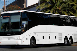 In this June 14, 2013 file photo, a Google shuttle bus arrives at 18th and Dolores streets to pick up employees in San Francisco. A transit agency in Silicon Valley has set up six cameras in an effort to count how many buses carrying Apple, Google and other tech employees are using its roads. Officials with the Santa Clara Valley Transportation Authority say the companies have been unwilling to share information about their shuttle buses and they are having to 'spy' on them with video cameras.