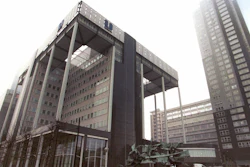 In this Feb. 22, 2000 photo the Unilever European headquarters are seen in Rotterdam, Netherlands. Unilever, the Anglo-Dutch consumer goods multinational whose vast stable of brands includes Dove, Knorr and Ben & Jerry's, says it is basing its headquarters in the Netherlands, ending its longstanding structure of having head offices in both Rotterdam and London.
