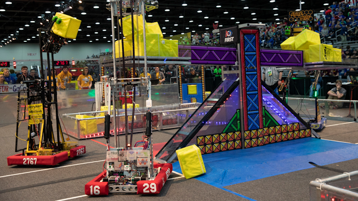 Over 40,000 people, including 15,000 students traveled to Detroit, putting their innovation skills to the test at the annual FIRST Championship held at the Cobo Center and Ford Field.
