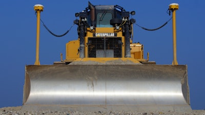 Front Of A Caterpillar (cat) D6 T Lgp Bulldozer 853436392 3998x2648