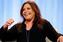 In this Nov. 19, 2015, file photo, Rachael Ray speaks at the Pennsylvania Conference for Women in Philadelphia. J.M. Smucker Co. said Wednesday, April 4, 2018, it will buy the maker of Ray-branded dog food as it looks to expand into the premium pet-food business.