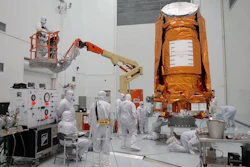 Prepping the Kepler spacecraft pre-launch in 2009.