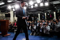 Speaker of the House Paul Ryan, R-Wis., tells reporters he will not run for re-election amid Republican concerns over keeping their majority in the House of Representatives, during a news conference at the Capitol in Washington, Wednesday, April 11, 2018.