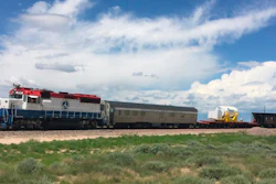 The cask underwent further testing at the Transportation Technology Center facility near Pueblo, Colo., at the end of the third leg of the journey.