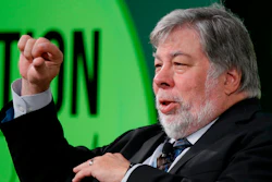 In this July 3, 2017, file photo, Apple co-founder Steve Wozniak gestures as he attends a conference titled 'The Innovation Summit' in Milan, Italy. Wozniak is shutting down his Facebook account as the social media giant struggles to cope with the worst privacy crisis in its history.