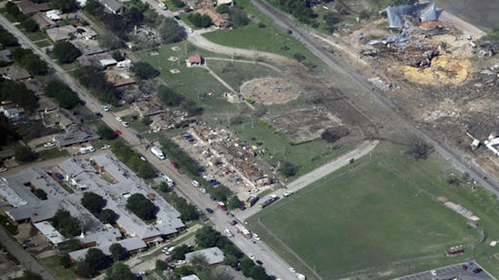 A 2013 explosion at a chemical plant in West, TX ripped open a 90-foot-wide crater and hurled debris for miles.