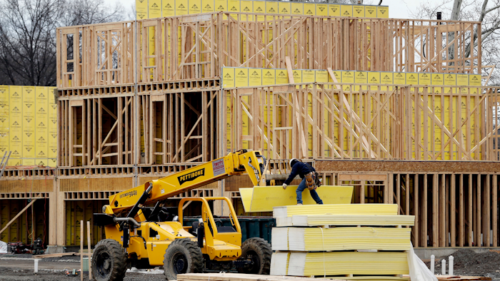 In this file photo, work continues on a new development in Fair Lawn, N.J.