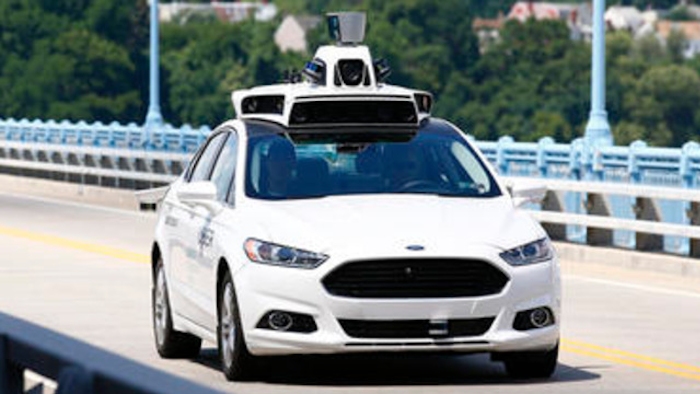 A driverless car.
