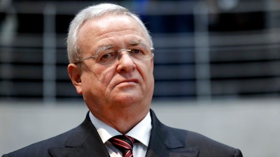 VW spokesman Michael Brendel says the German automaker’s supervisory board is checking whether it can demand damage claims from former VW CEO Martin Winterkorn in connection with the company's diesel emissions cheating scandal. German newspaper Frankfurter Allgemeine Sonntagszeitung reported Sunday May 6, 2018 that Winterkorn could stand to lose his entire property in connection with the company’s investigation.