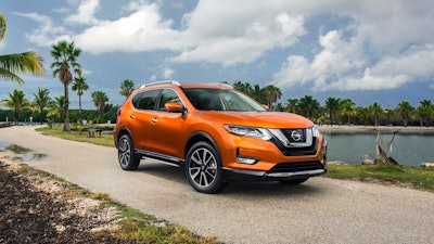 This photo provided by Nissan shows a 2018 Nissan Rogue, which is available with a semiautonomous driving system called ProPilot Assist. Nissan's new ProPilot Assist system is best on freeways with gentle turns and well-marked lanes on both sides. That's the environment Nissan recommends.