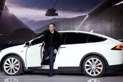 Elon Musk, CEO of Tesla Motors Inc., introduces the Model X car at the company's headquarters in Fremont, CA in 2015. For years, Tesla has boasted that its cars and SUVs are safer than other vehicles on the road.