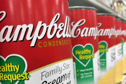 Campbell's soups on display at a local supermarket in Orlando, FL.