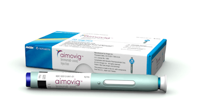 Aimovig is the first in a new class of long-acting drugs designed to prevent chronic migraines.