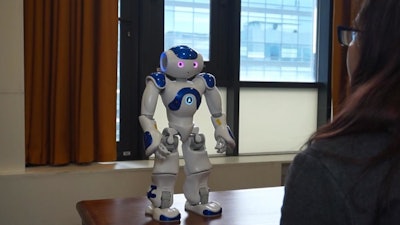 Many participants in the University of Plymouth study praised the 'non-judgmental' nature of the humanoid NAO robot as it delivered its session -- with one even saying they preferred it to a human.