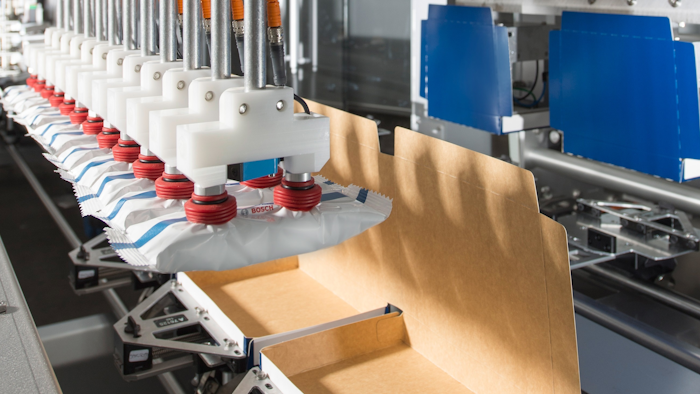 Bosch's Sigpack FIT product feed with linear motor technology.