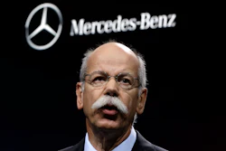 In this Jan. 14, 2013 file photo Dieter Zetsche, Chairman of the Board of Management of Daimler AG, Head of Mercedes-Benz Cars speaks at media previews for the North American International Auto Show in Detroit. Germany's transport minister said the government is ordering automaker Daimler to immediately recall 238,000 vehicles equipped with software that turns off emissions controls under certain conditions.