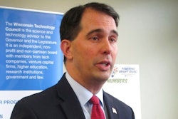Wisconsin Gov. Scott Walker speaks at a news conference Wednesday, June 6, 2018, in Madison, Wis. He says news that the state will receive $160 million in federal funding for work on Interstate 94 between Milwaukee and Illinois will help ensure the project is complete by 2021.