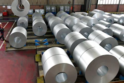 In this April 27, 2018, file photo, steel coils are stored at the Thyssenkrupp steel factory in Duisburg, Germany. Duisburg is the biggest steel producer site in Europe. Many small companies in the United States can expect to pay more for steel and aluminum following the Trump administration’s imposition of tariffs on imports from Europe, Canada and Mexico, small business advocacy groups say.