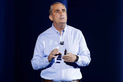In this Jan. 8, 2018, file photo, Intel CEO Brian Krzanich delivers a keynote speech at CES International in Las Vegas. Krzanich is resigning after the company learned of a consensual relationship that he had with an employee. Intel said Thursday, June 21, that the relationship was in violation of the company's non-fraternization policy, which applies to all managers.
