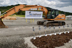 Photo taken during the US Methanol groundbreaking ceremony.