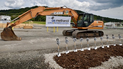 Photo taken during the US Methanol groundbreaking ceremony.