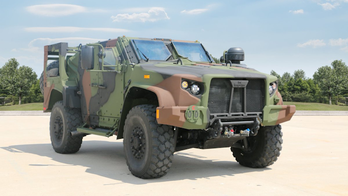 Oshkosh manufactures firetrucks, defense vehicles and concrete mixers.