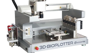 The EnvisionTEC 3D-Bioplotter is used to conduct regenerative biology and tissue engineering research.