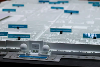 Model rendering of the planned Pfizer expansion, announced during a press conference at Pfizer in Portage, Mich., Tuesday, July 24, 2018.