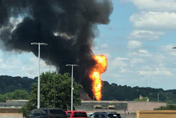 The community was evacuated after an explosion at Emerald Performance Materials.