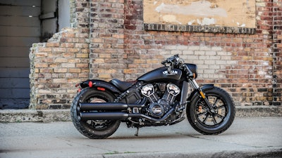An Indian Scout Bobber 2017.