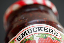In this Aug. 16, 2010, file photo, a jar of Smucker's preserves is displayed in Philadelphia. J.M. Smucker is doing just about everything asked of it in trying to find areas of faster growth, while ditching some of the packaged foods that fewer people seemingly want. It’s got a long way to go, however, and that may be what is being reflected Tuesday, July 10, 2018, as investors sell off shares of J.M. Smucker as well as other companies in the sector Tuesday.