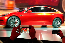 The Tesla Model 3.