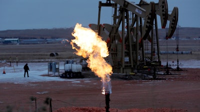 Oil drilling produces natural gas that often gets burned on the spot, going to waste.