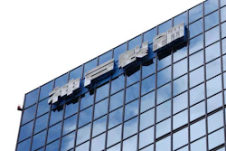 This June 5, 2018, photo shows the headquarters of Japan's steelmaker Kobe Steel in Tokyo. Japanese prosecutors are charging the major steelmaker for falsifying data on a wide range of products. Tokyo prosecutors said Thursday, July 19, 2018, that Kobe Steel is being charged with violating laws overseeing fair competition.