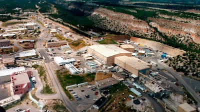 This undated aerial photo shows the Los Alamos National laboratory in Los Alamos, N.M. When J. Robert Oppenheimer invited the top scientists to New Mexico in 1943 to build the world's first nuclear weapon, no one really knew what the results were going to be. What they did know was that they had to succeed at all costs. The Los Alamos Monitor reports the once-secret city on Saturday, June 30, 2018, marked 75 years of discovery at Los Alamos National Laboratory with a day of speeches and activities.