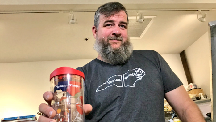 John Pugh says Tervis stole his design.