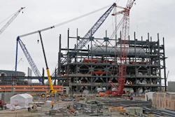 In this Sept. 21, 2016, file photo, V.C. Summer Nuclear Station's unit two's turbine is under construction near Jenkinsville, S.C., during a media tour of the facility. Construction on the unit was stopped in July 2017 before it generated any power.