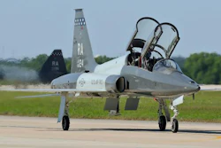 Pictured: A T-38C Talon II.