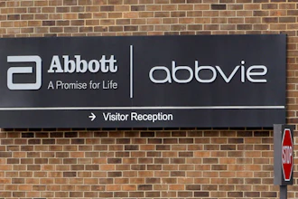 This Jan. 24, 2015, file photo, shows the exterior of AbbVie, in Lake Bluff, Ill. California has filed a lawsuit accusing pharmaceutical giant AbbVie of illegally plying doctors with cash, gifts and services to prescribe Humira, one of the world's biggest selling drugs. The suit filed on Tuesday, Sept. 18, 2018, says the kickbacks led doctors to write unneeded prescriptions for Humira despite its potentially deadly side effects.