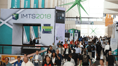 IMTS 2018 opened today at Chicago’s McCormick Place to all-time high numbers for exhibit space (1,424,232 sq. ft.), booths (2,123) and exhibiting companies 2,563 exhibiting companies. Pre-registered visitors exceeded 113,000, which is also on pace for a possible record.