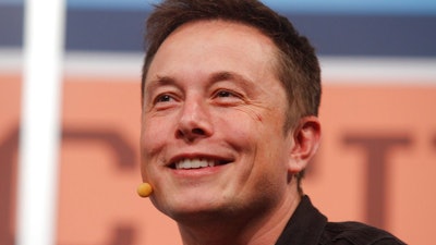 Elon Musk Smiling Ap